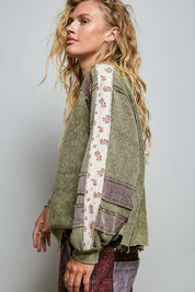 Come As You Are Oversized Waffle Knit Top