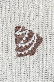Cookie Cutter Mock-Neck Chenille Sweater