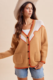 Copper Canyon Horse Embroidered Sweater Cardigan