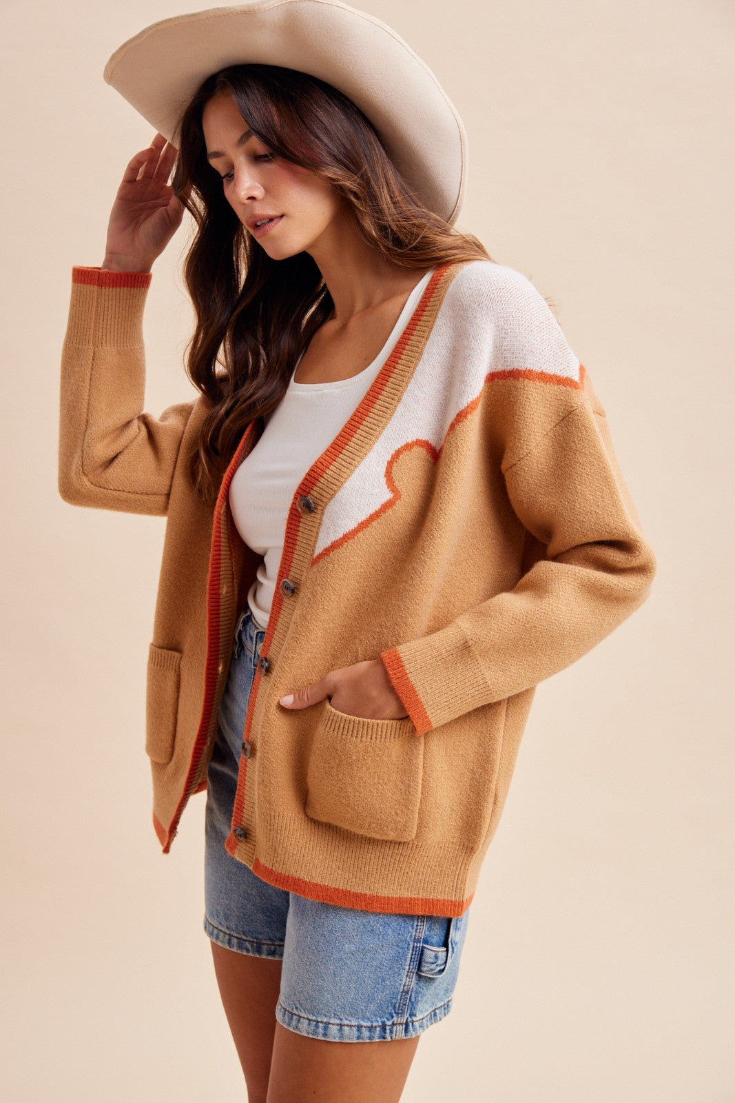 Copper Canyon Horse Embroidered Sweater Cardigan