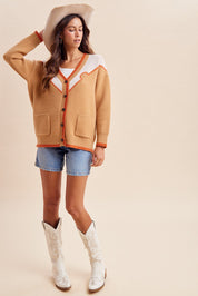 Copper Canyon Horse Embroidered Sweater Cardigan