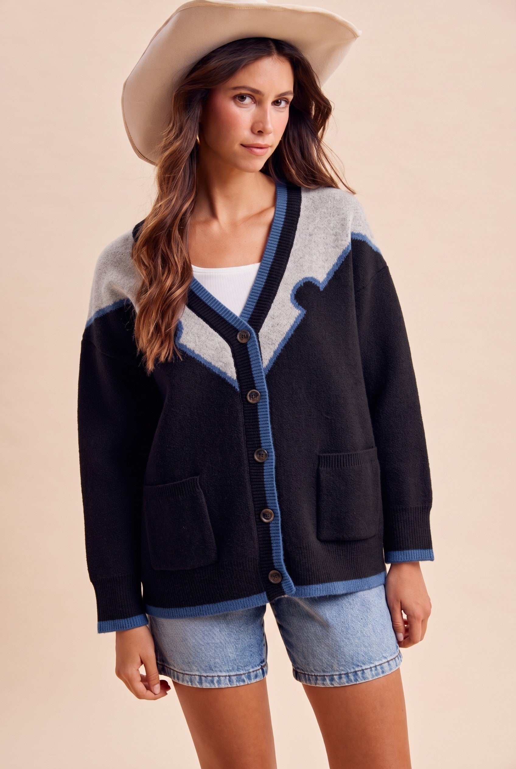 Copper Canyon Horse Embroidered Sweater Cardigan