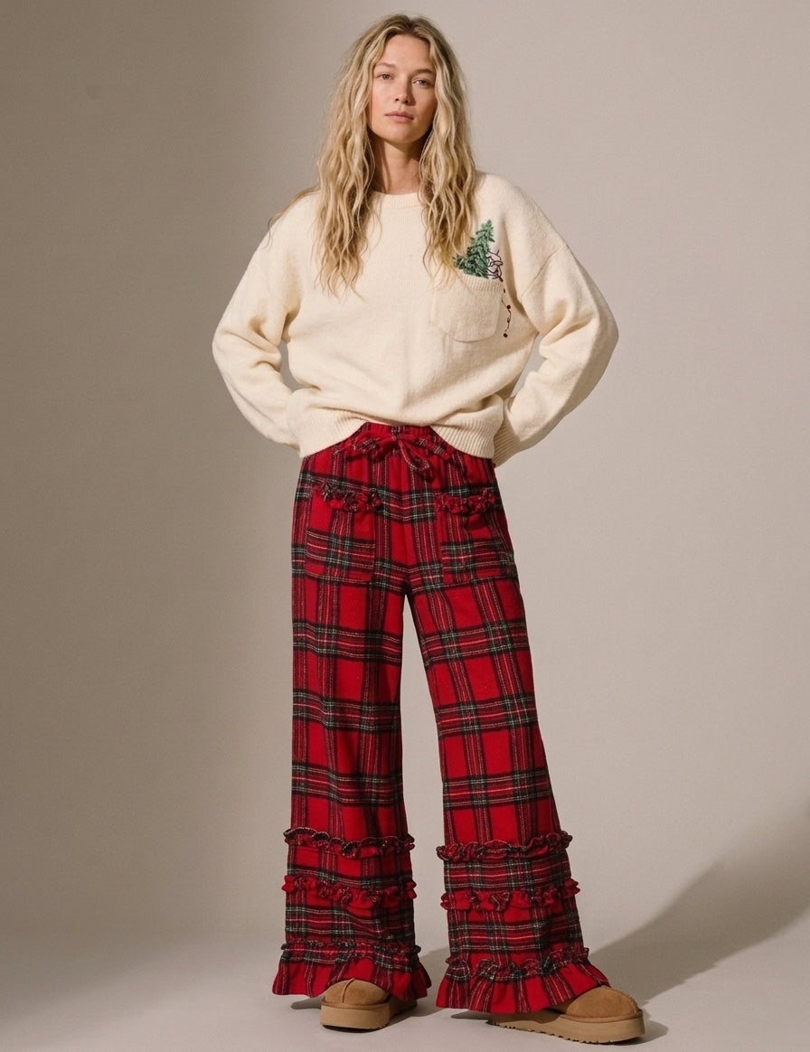 CordeliaRuffleTrimPlaidPants.jpg