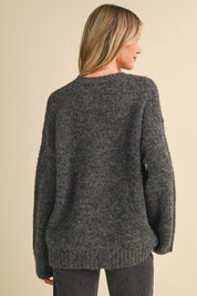 Counting Sheep Fuzzy Motif Sweater