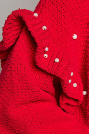Dancin' Around The Tree Cropped Knit Sweater