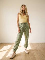 Day To Night Acid Wash Fleece Joggers