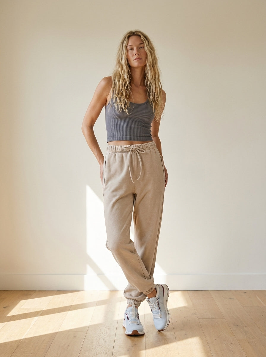 Day To Night Acid Wash Fleece Joggers
