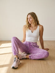 Day To Night Acid Wash Fleece Joggers