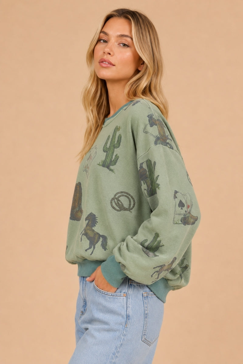 Desert Ace Graphic Sweatshirt