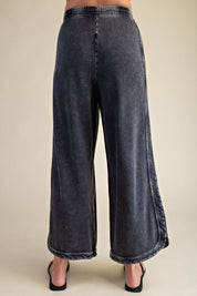 The Essential Drawstring Mineral Washed Terry Knit Pants