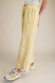 The Essential Drawstring Mineral Washed Terry Knit Pants