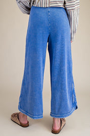 The Essential Drawstring Mineral Washed Terry Knit Pants