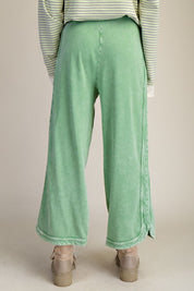The Essential Drawstring Mineral Washed Terry Knit Pants