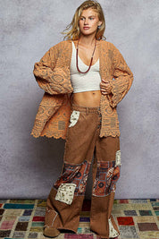 Dream On Open Knit Chenille Cardigan