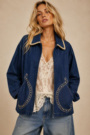 Durango Studded Denim Jacket