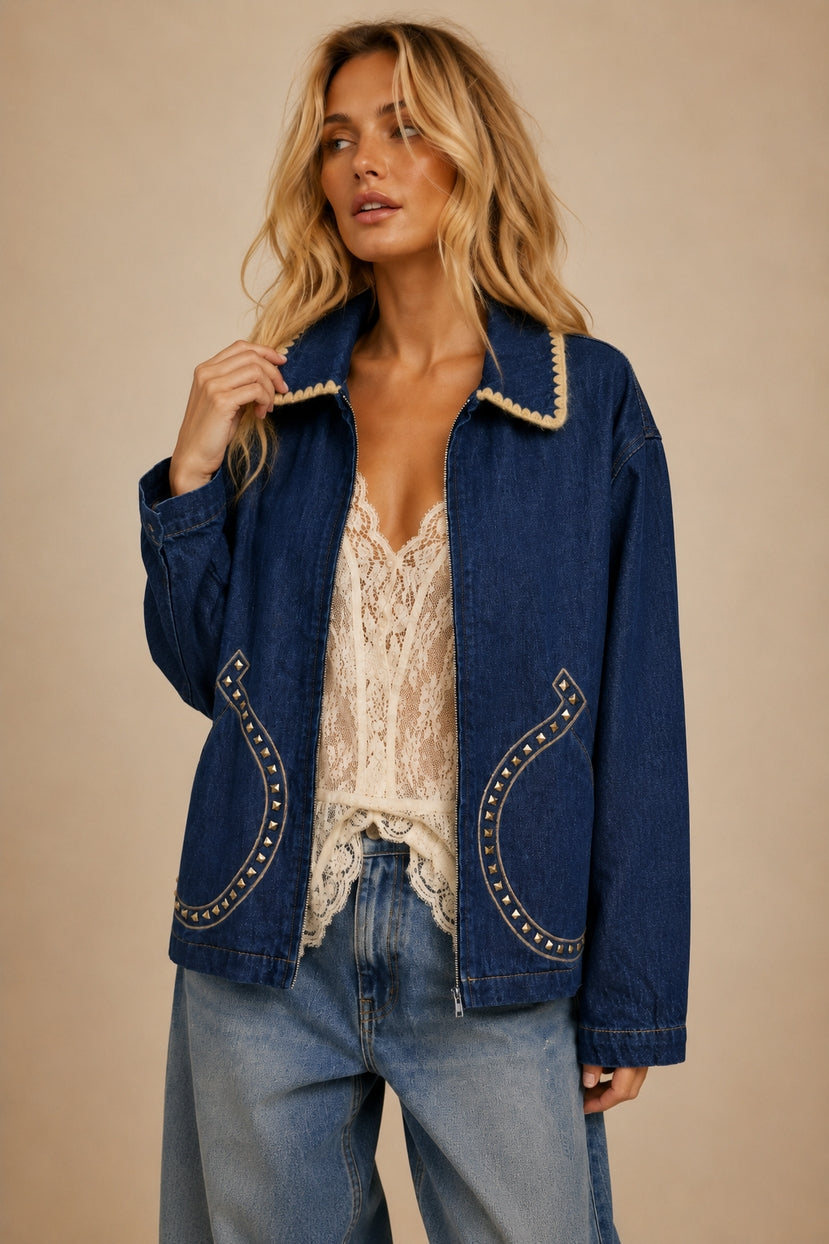 Durango Studded Denim Jacket