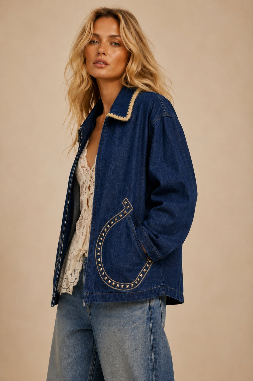 Durango Studded Denim Jacket