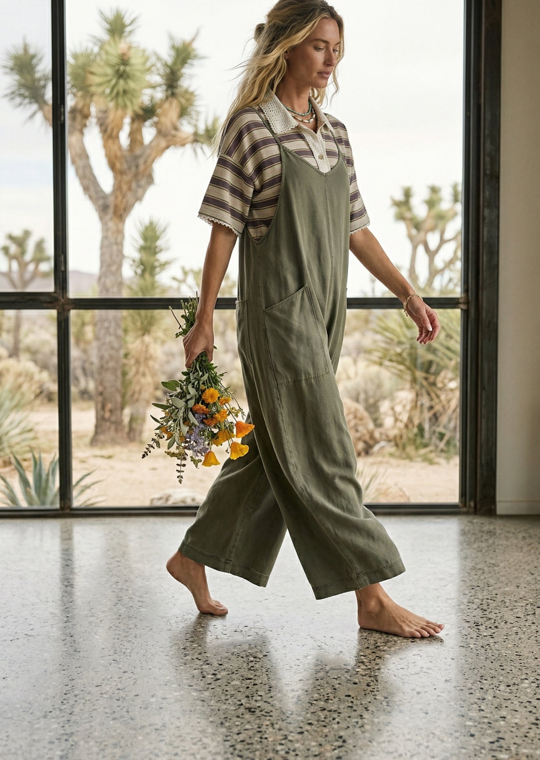 Easy Days Wide-Leg Jumpsuit
