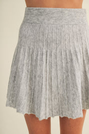 Elsa Plissé Knit Skirt