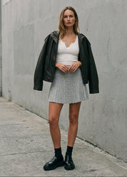 Elsa Plissé Knit Skirt