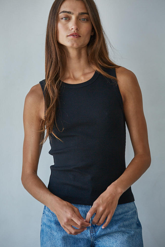 Everyday Ribbed Contour Tank