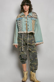 Evie Patchwork Denim Jacket