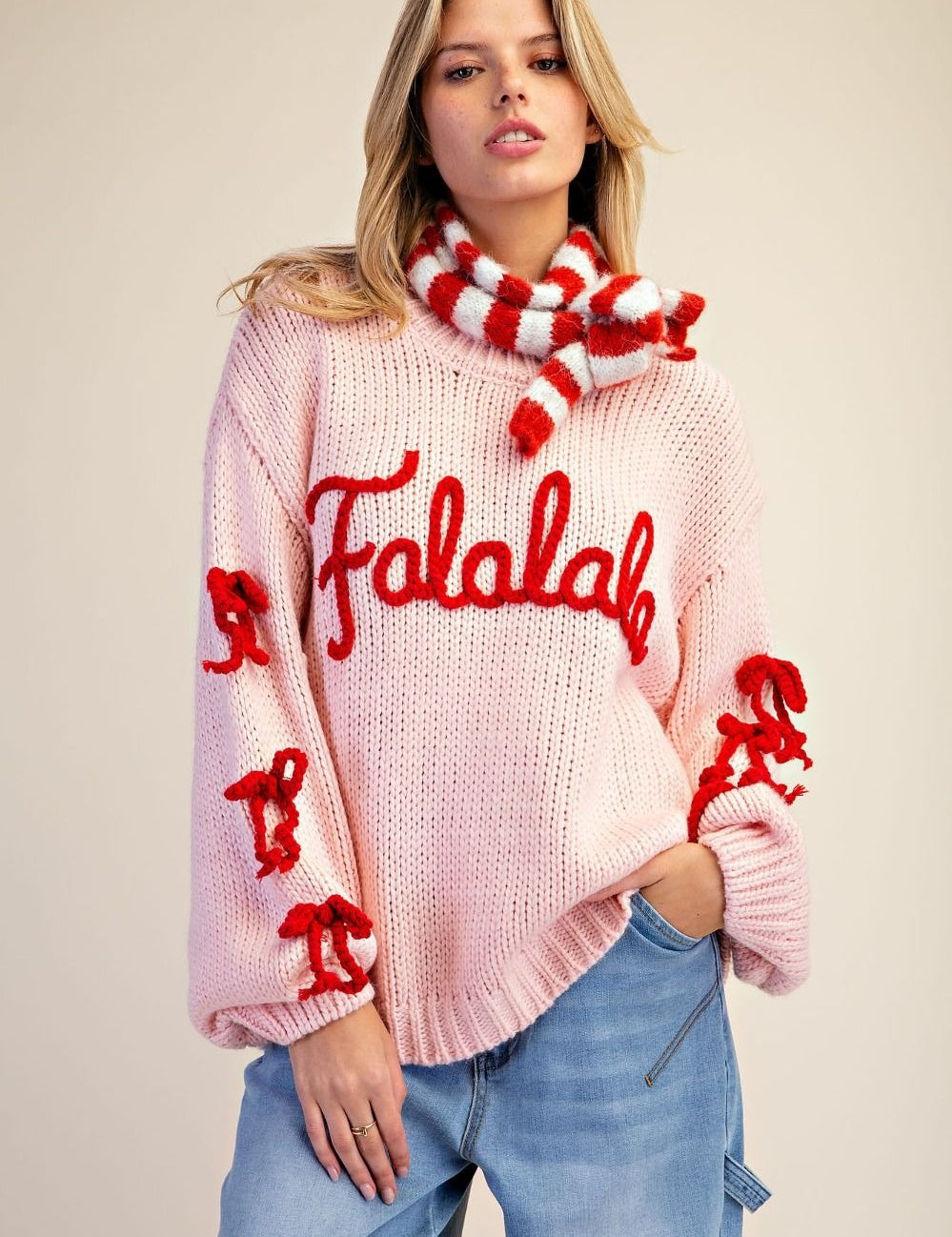 Fa La La Bow Sweater