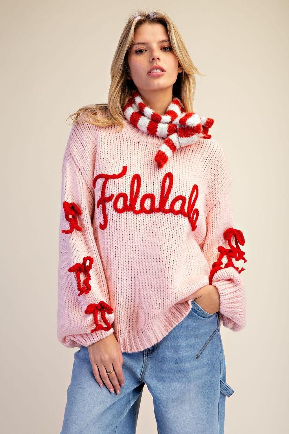 Fa La La Bow Sweater