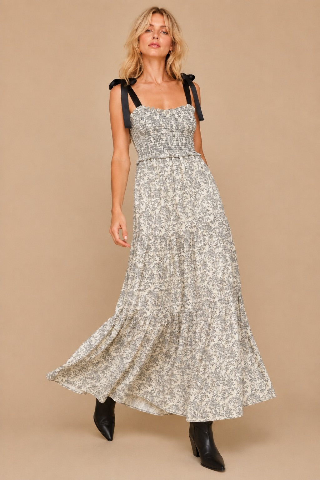 Fable Floral Tiered Maxi Dress