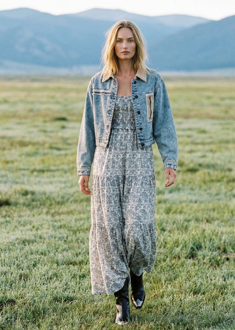 Fable Floral Tiered Maxi Dress