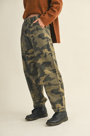 Field Day Camo Pleated Utility Trousers