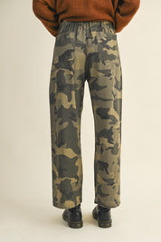 Field Day Camo Pleated Utility Trousers