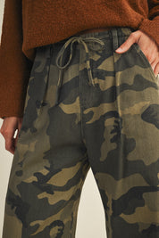 Field Day Camo Pleated Utility Trousers
