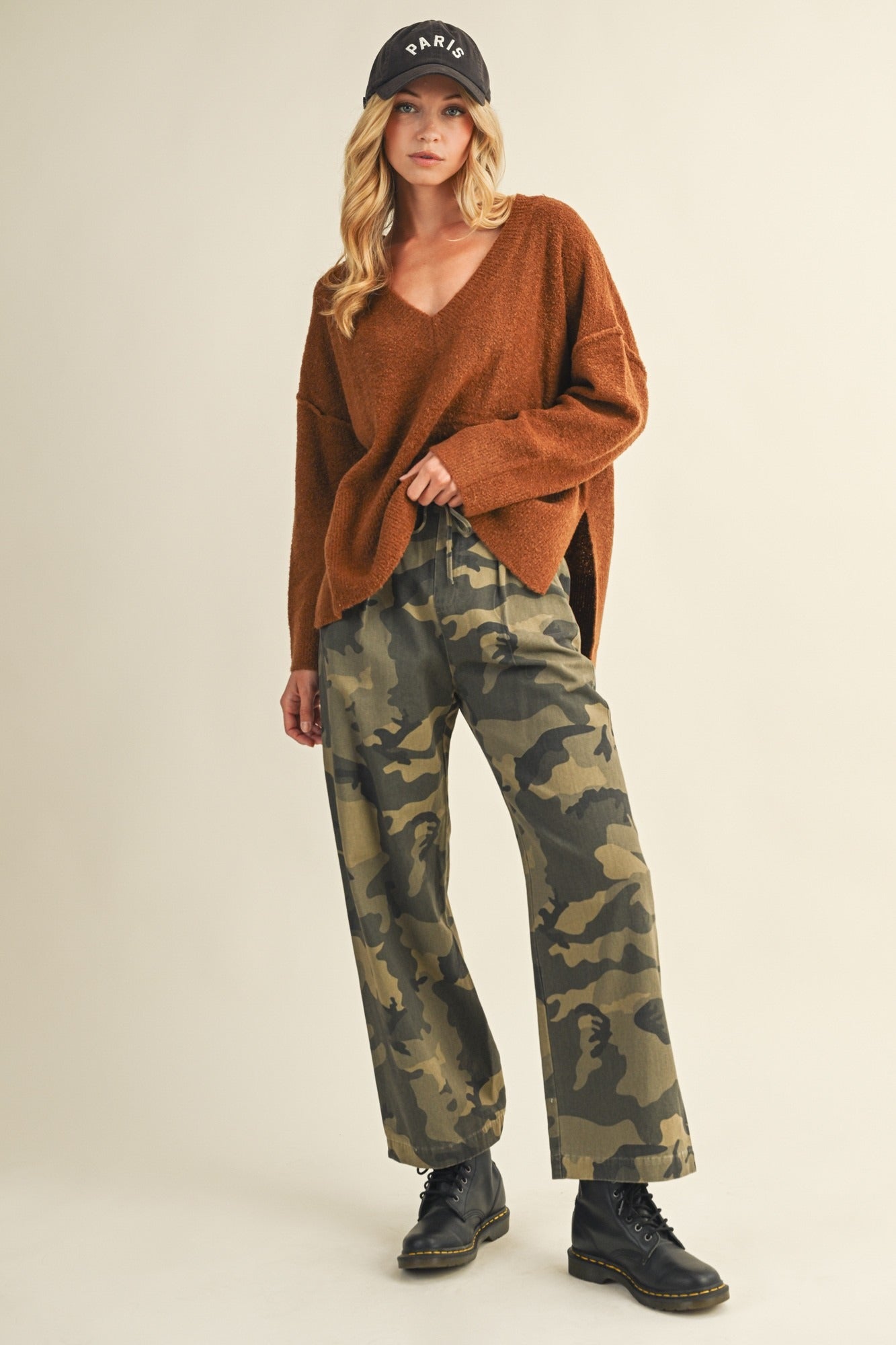 Field Day Camo Pleated Utility Trousers