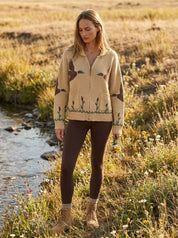 Flyway Knit Zip Duck Cardigan