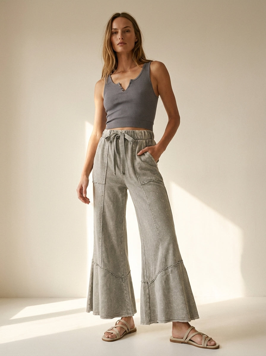 Freeform French Terry Exposed Seam Pants
