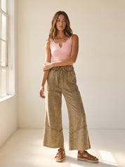 Freeform French Terry Exposed Seam Pants