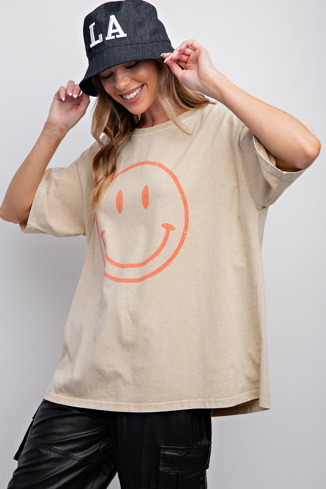 Good Times Mineral Washed Oversized Tee