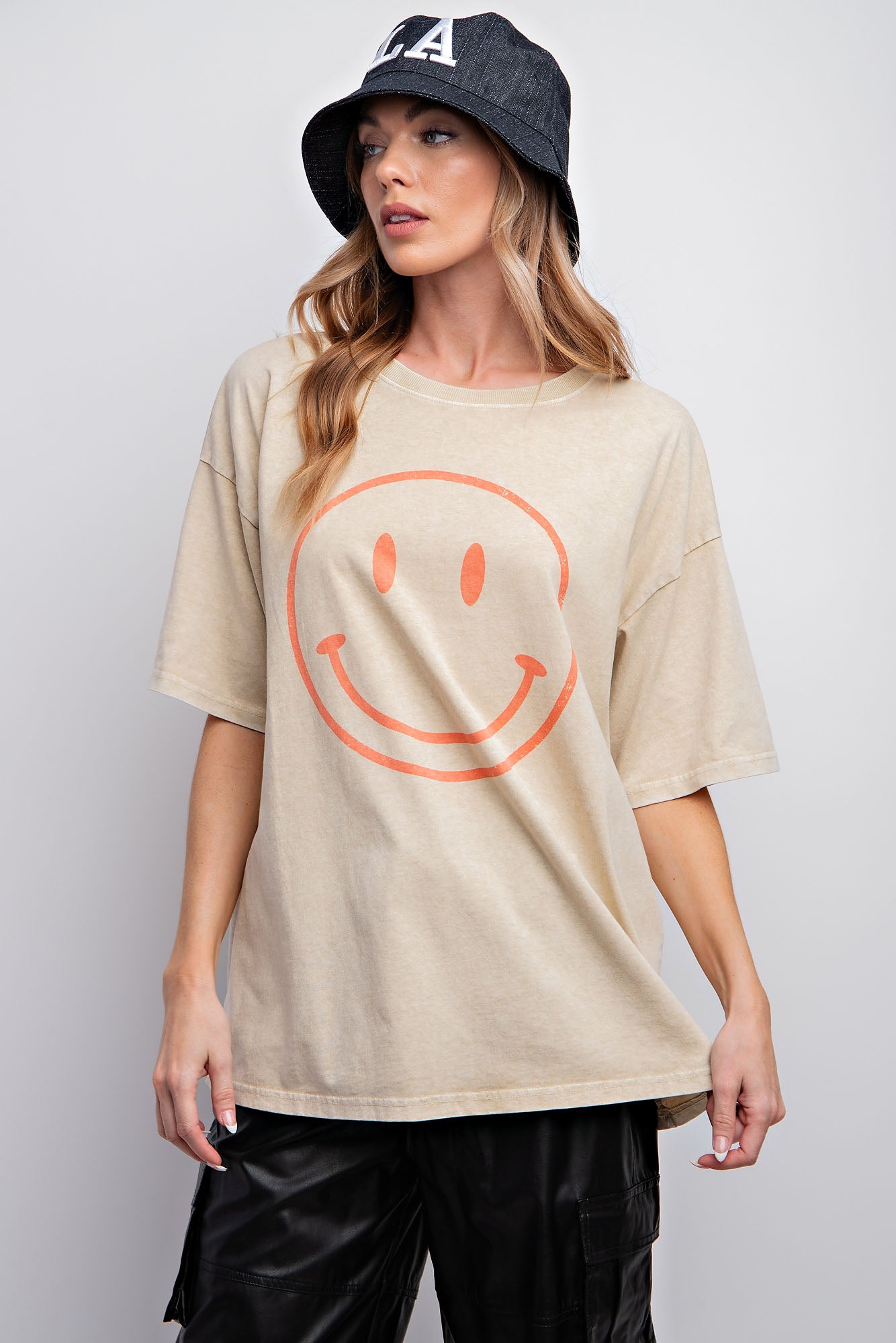 Good Times Mineral Washed Oversized Tee