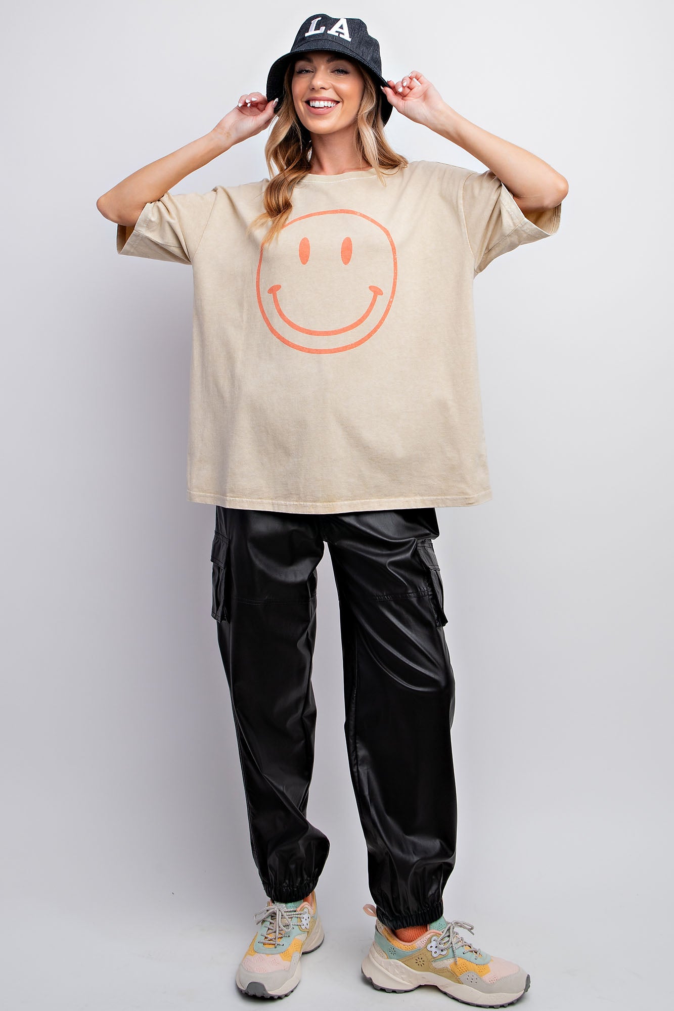 Good Times Mineral Washed Oversized Tee