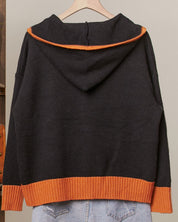 Ghost Town Ghost Patch Zip Up Hoodie