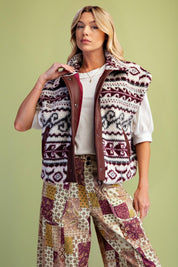 High Desert Button-Down Sherpa Vest