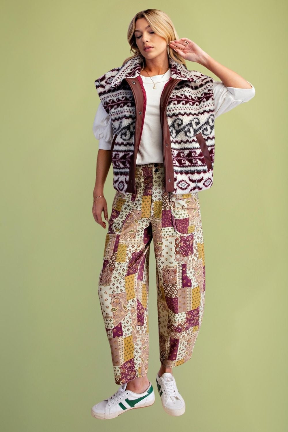 High Desert Button-Down Sherpa Vest