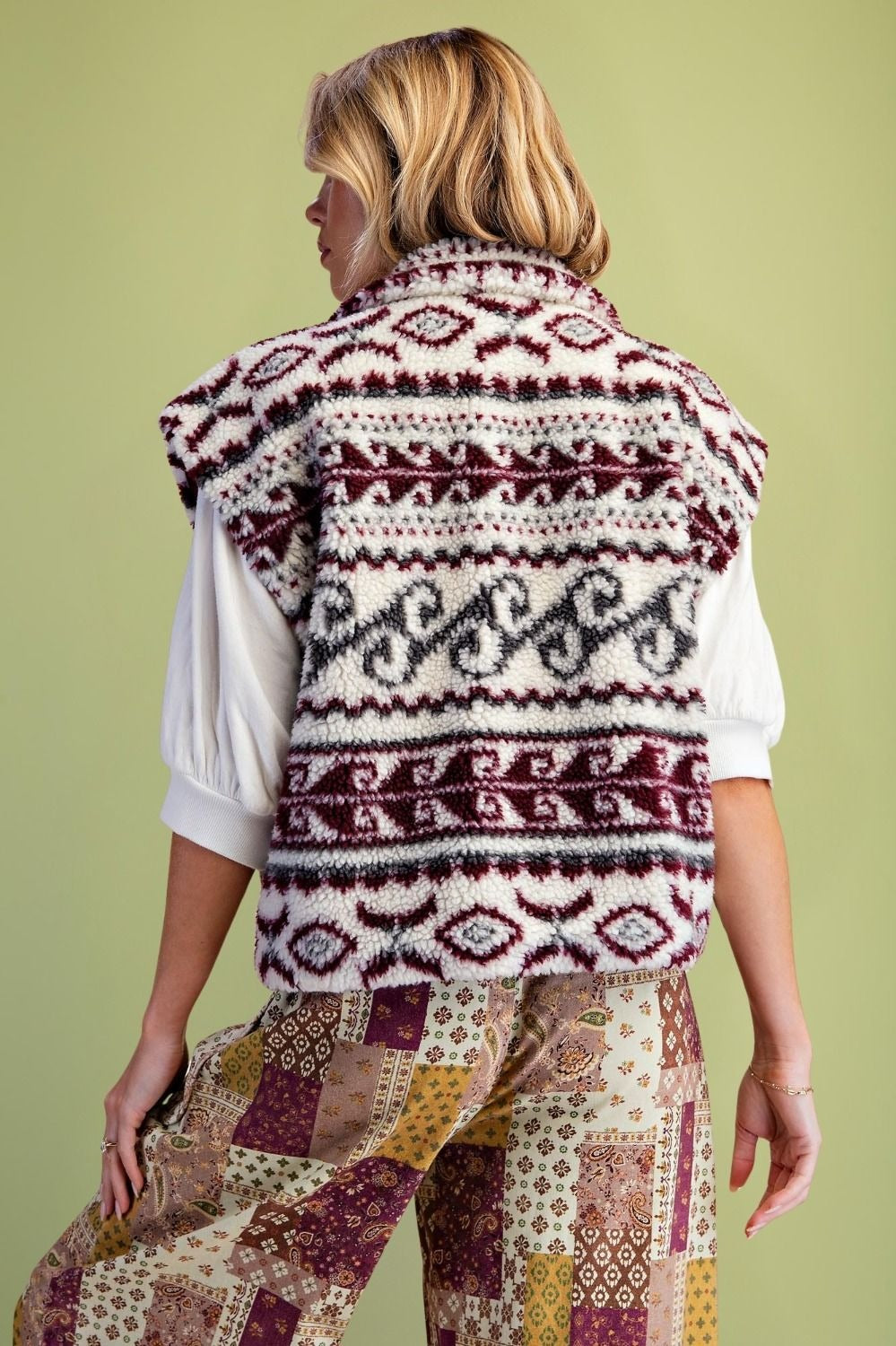 High Desert Button-Down Sherpa Vest