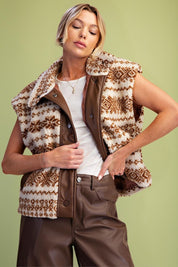 High Desert Button-Down Sherpa Vest