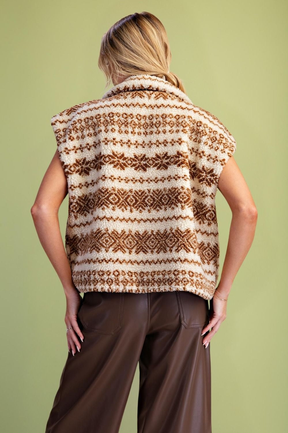 High Desert Button-Down Sherpa Vest