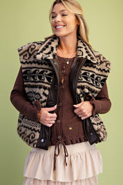 High Desert Button-Down Sherpa Vest
