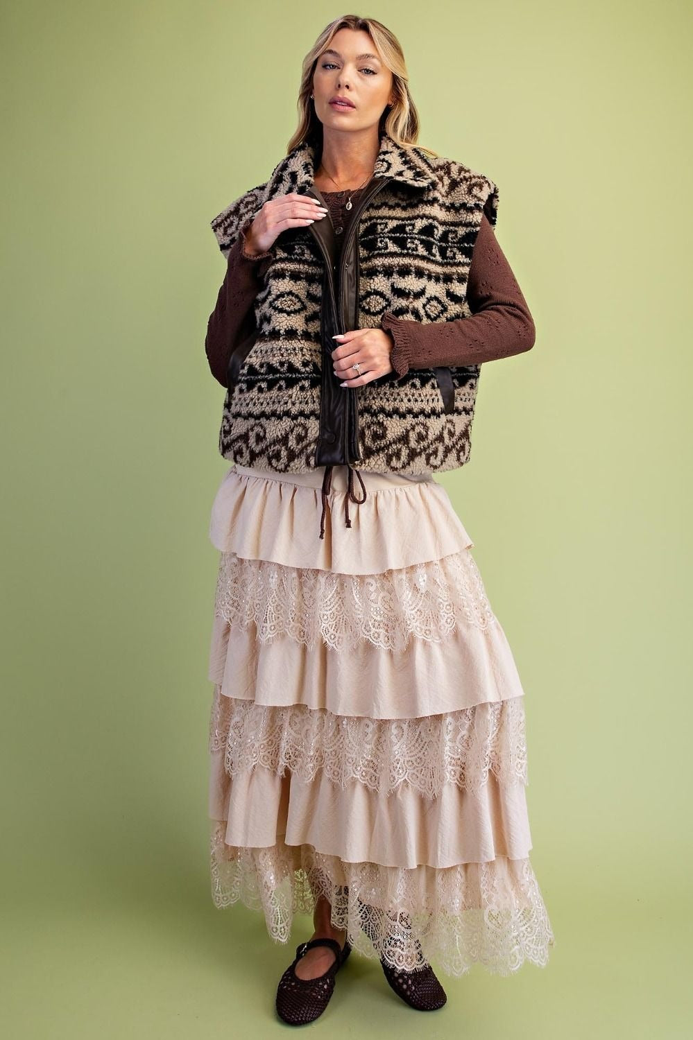 High Desert Button-Down Sherpa Vest