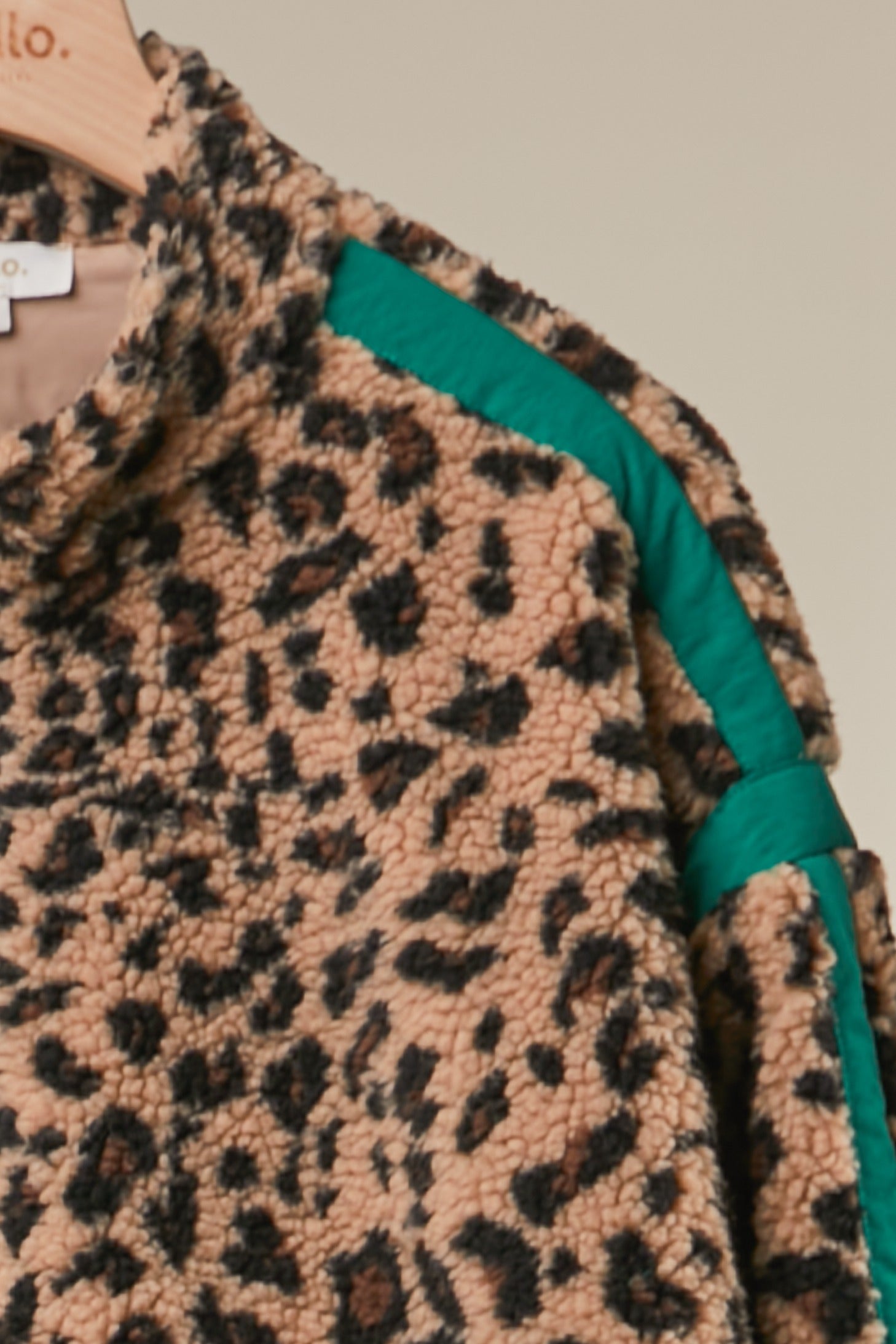 High Roller Leopard Fleece Jacket