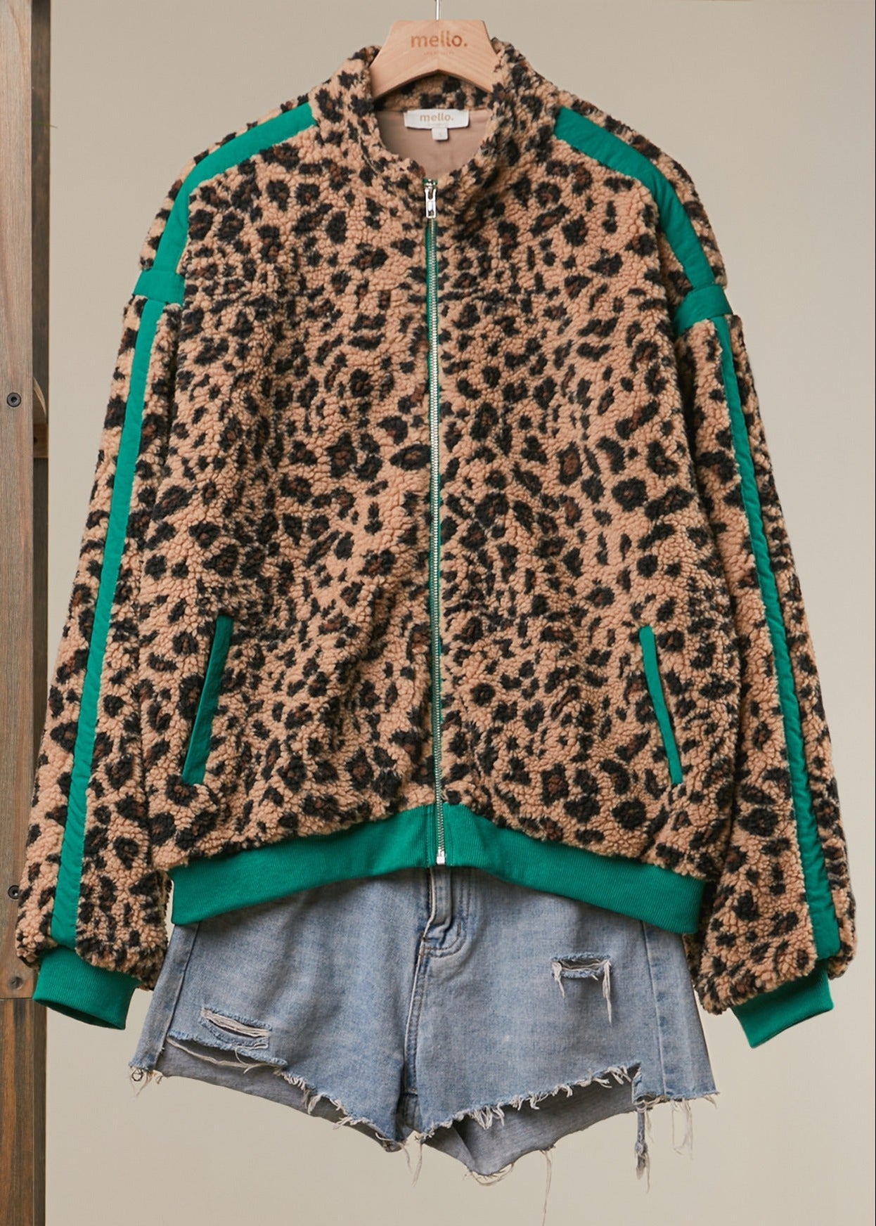 High Roller Leopard Fleece Jacket